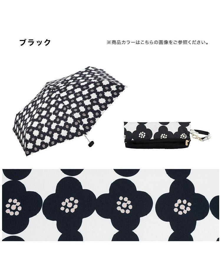 【Wpc.官方】雨傘 卡梅利亞 迷你 50cm 輕量 晴雨兼用 女士 摺疊 摺疊傘