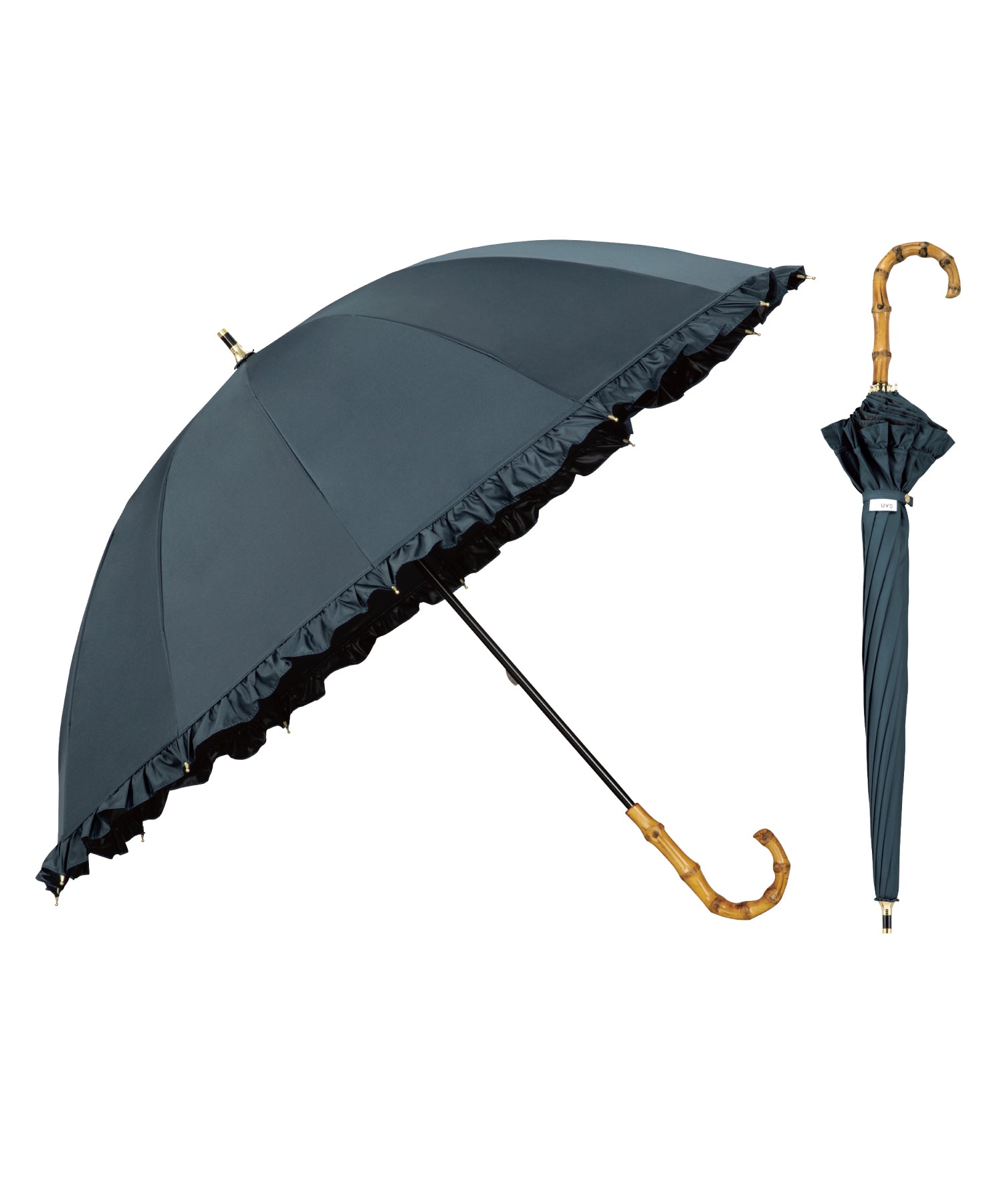 【Wpc.官方】最強的陽傘 UVO 12根骨 蕾絲 親骨55cm 大型 耐風 完全遮光 遮熱 晴雨兩用 UV切割100% 抗風 女士 大型 時尚 雨傘 長傘