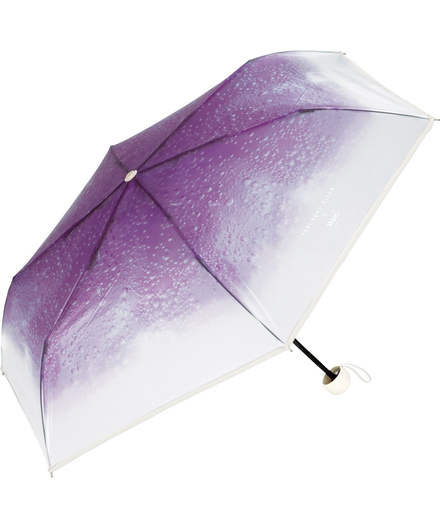 【Wpc.官方】塑膠傘 旅行咖啡×Wpc. 奶油蘇打傘 迷你 50cm 女士 摺疊傘