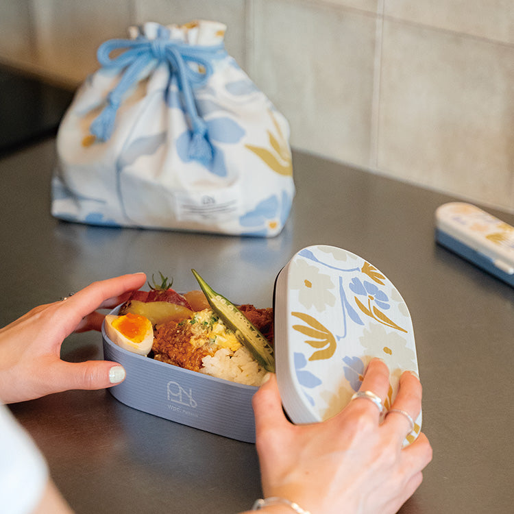 【Wpc.】ランチボックス 弁当箱 レンジ対応 食洗器対応 1段 大きめ お弁当箱 北欧 レディース おしゃれ 可愛い 女性 通勤 通学【返品不可商品】 (ペールブロッサムグレー) ペールブロッサムグレー