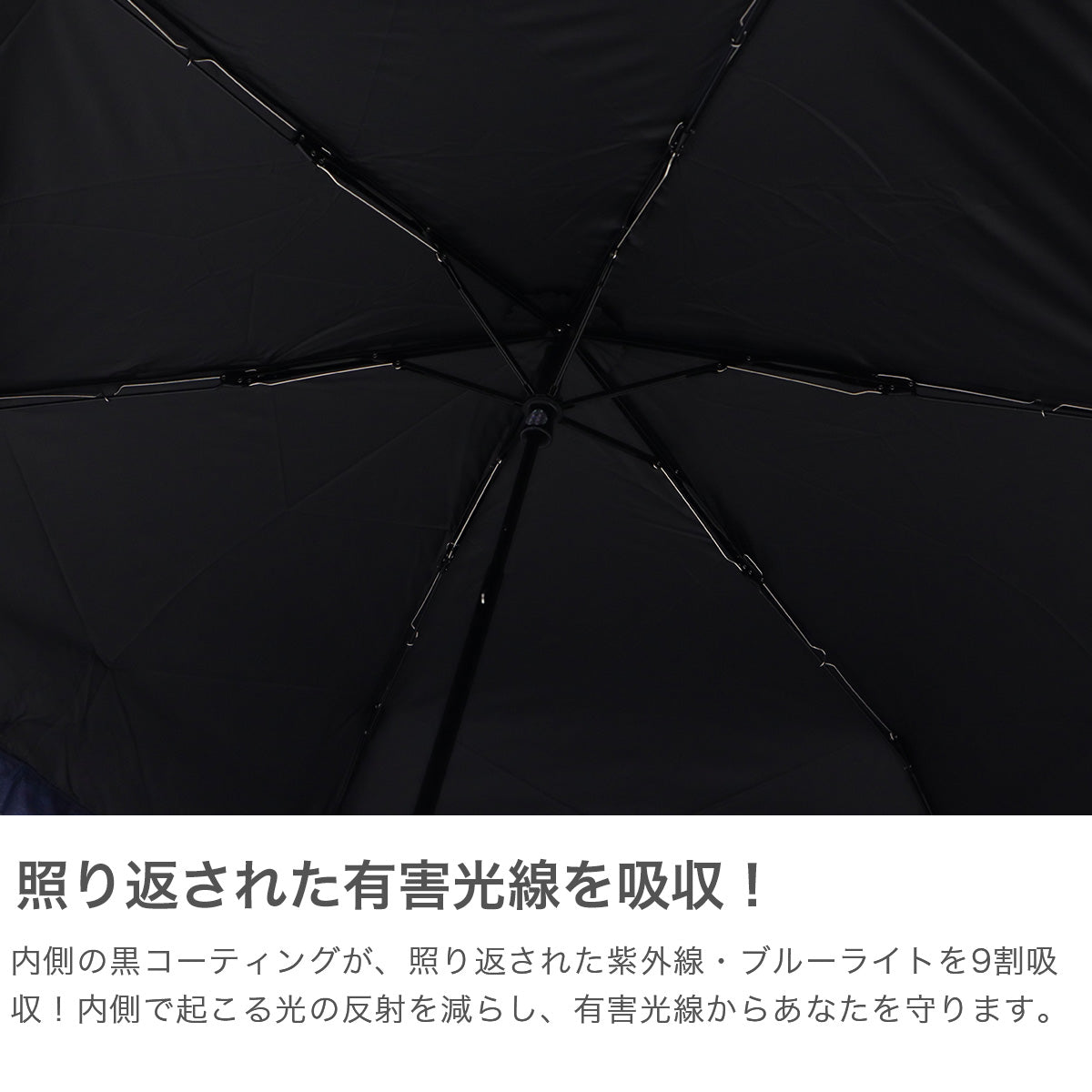 ダブリュピーシー Wpc. 折りたたみ傘 晴雨兼用 レディース コンパクト 完全遮光 UVカット 手開き かわいい おしゃれ ワールドパーティー 50cm 遮光クラシックフリル ミニ 801-11820(ネイビー) ネイビー