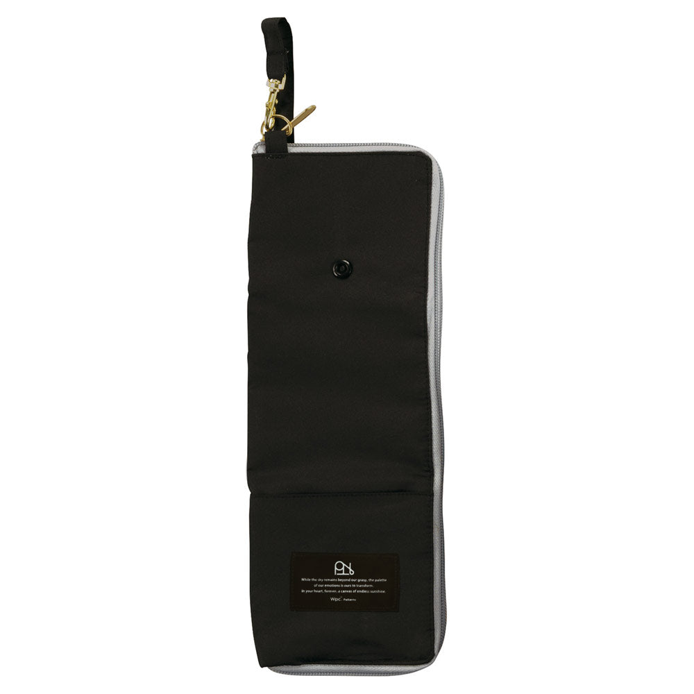 【Wpc.公式】アンブレラケース 折りたたみ 傘ケース 傘入れ 傘袋 フック付き ペットボトルホルダー (ブラック) ブラック