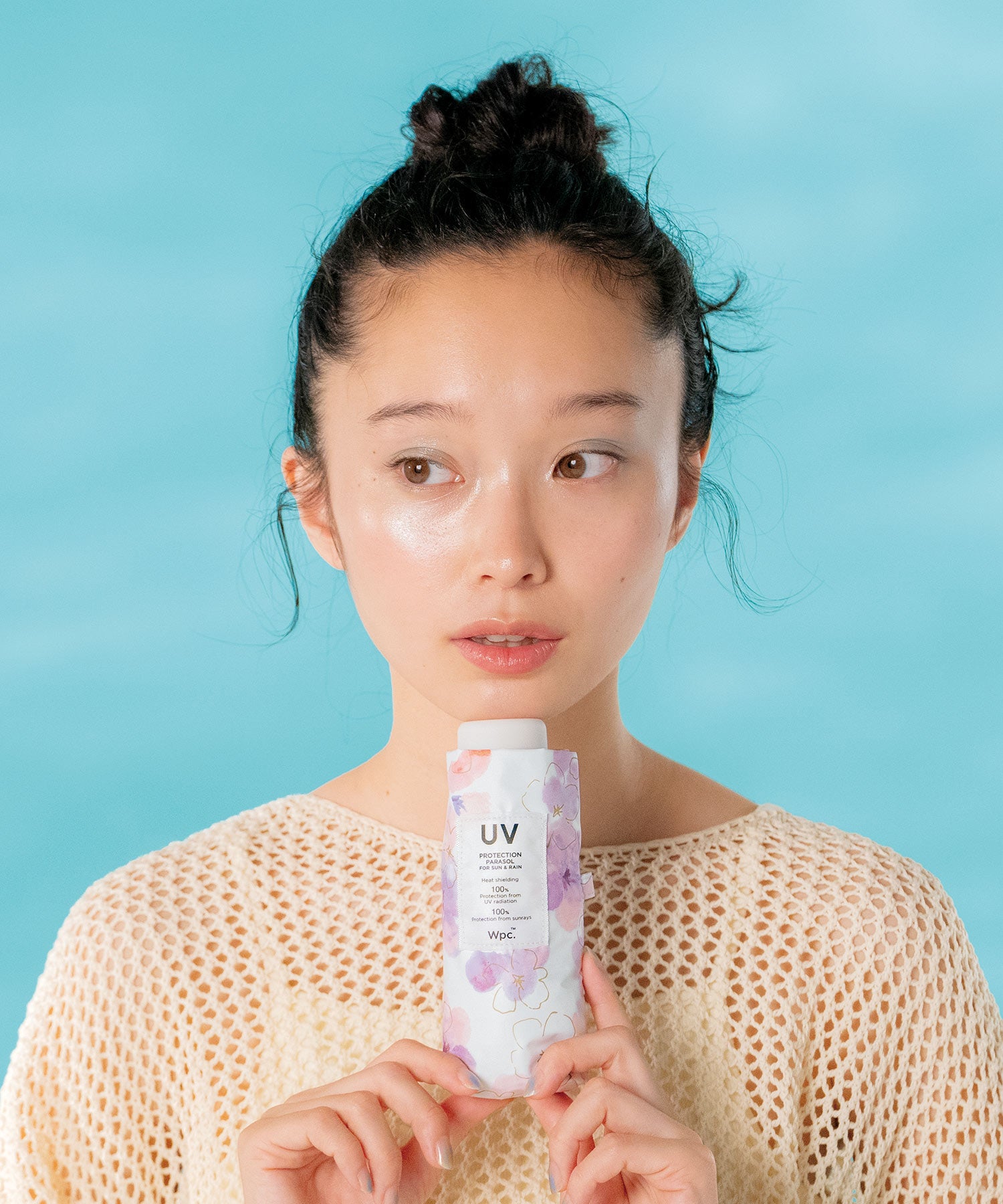 【Wpc.官方】日傘 嬰兒陽傘 50cm 輕量 完全遮光 遮熱 晴雨兼用 女士 摺疊傘