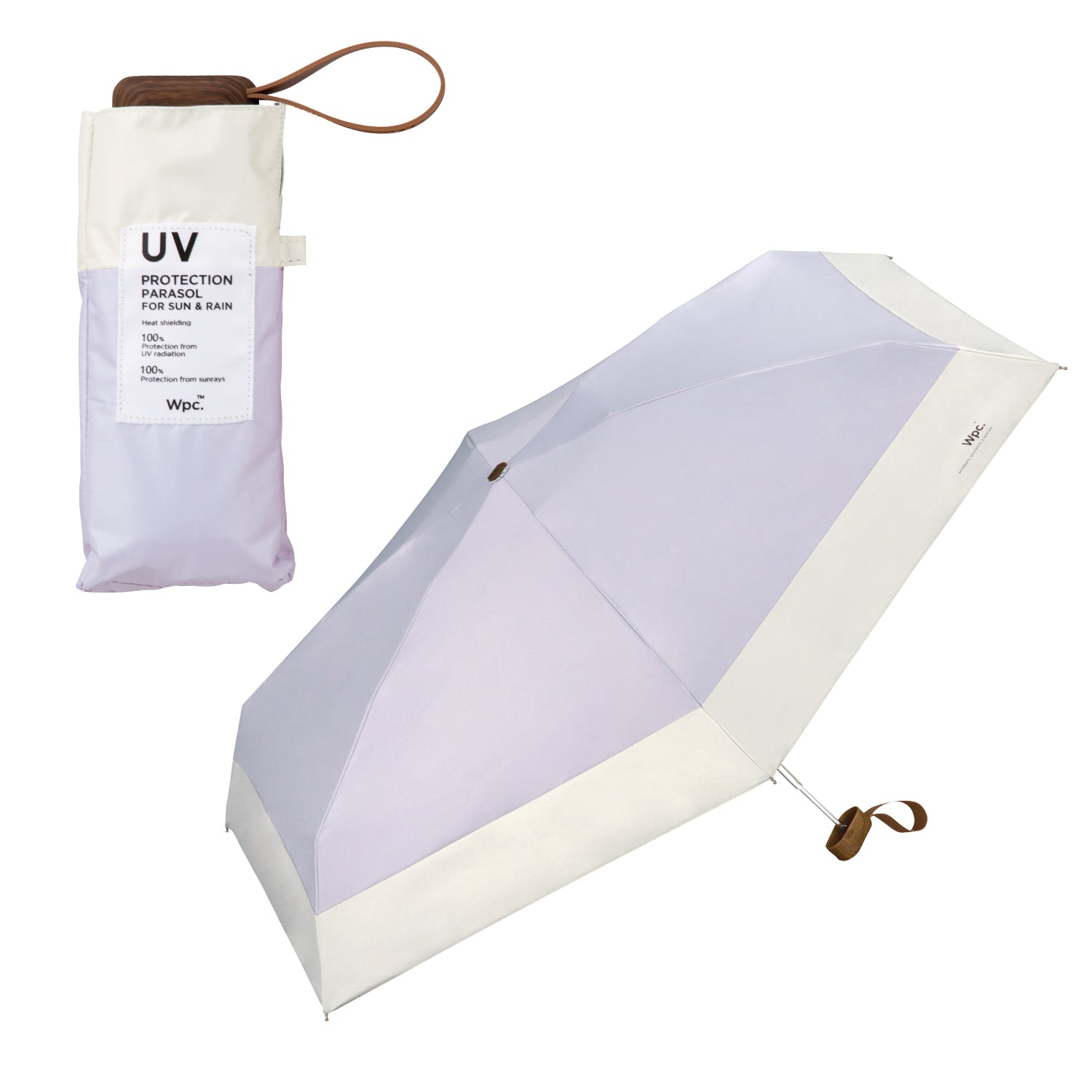 【Wpc.官方】日傘 遮光切接tiny 53 大型 完全遮光 遮熱 晴雨兩用 摺疊傘