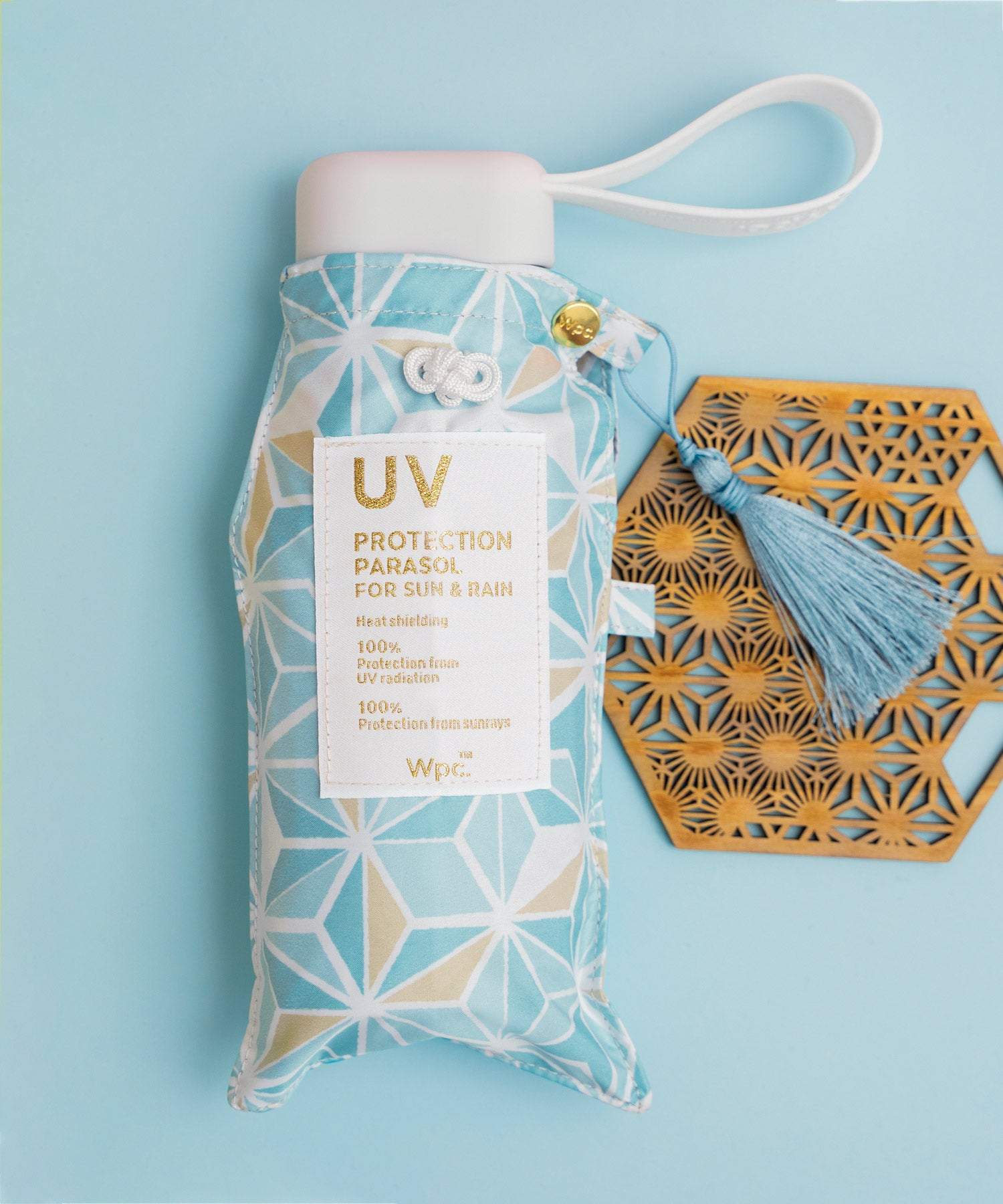 【Wpc.官方】日傘 遮光 守護傘 小型 完全遮光 遮熱 晴雨兩用 女士 摺疊傘