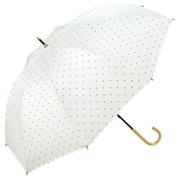 【Wpc.官方】日傘 遮光點花點 大型 完全遮光 遮熱 晴雨兩用 女士 長傘