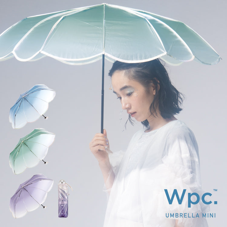 【Wpc.公式】ビニール傘 マーメイドアンブレラ ミニ 傘 レディース かわいい 折りたたみ傘