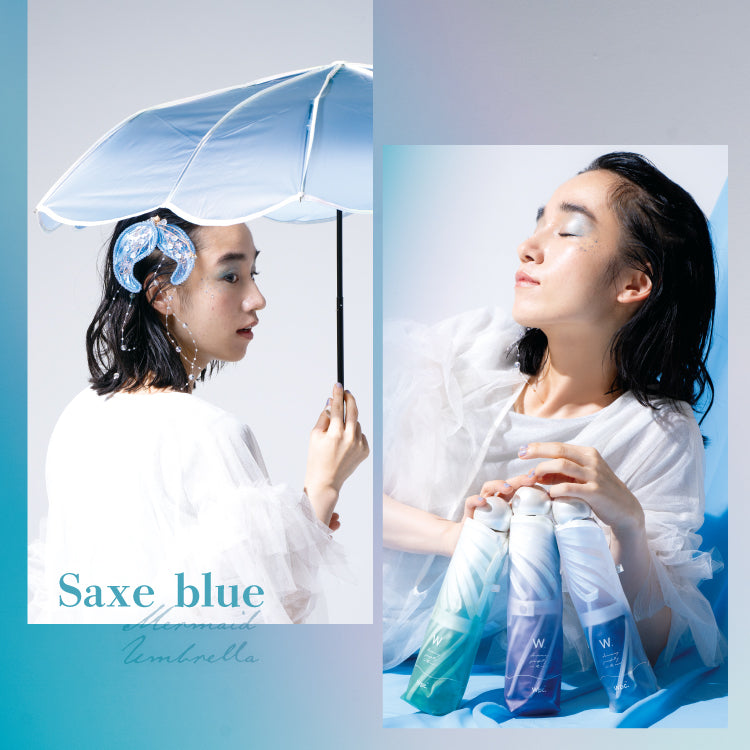 【Wpc.公式】ビニール傘 マーメイドアンブレラ ミニ 傘 レディース かわいい 折りたたみ傘