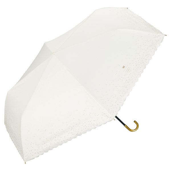 【Wpc.公式】日傘 遮光グリッターハート ミニ 55cm 大きい 完全遮光 遮熱 晴雨兼用 折りたたみ (オフ) オフ