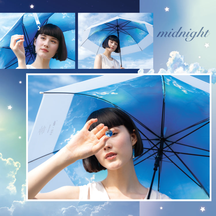 【Wpc.官方】塑膠傘 地球屋×Wpc.天空藍雨傘 60cm 大型 跳傘 女士傘