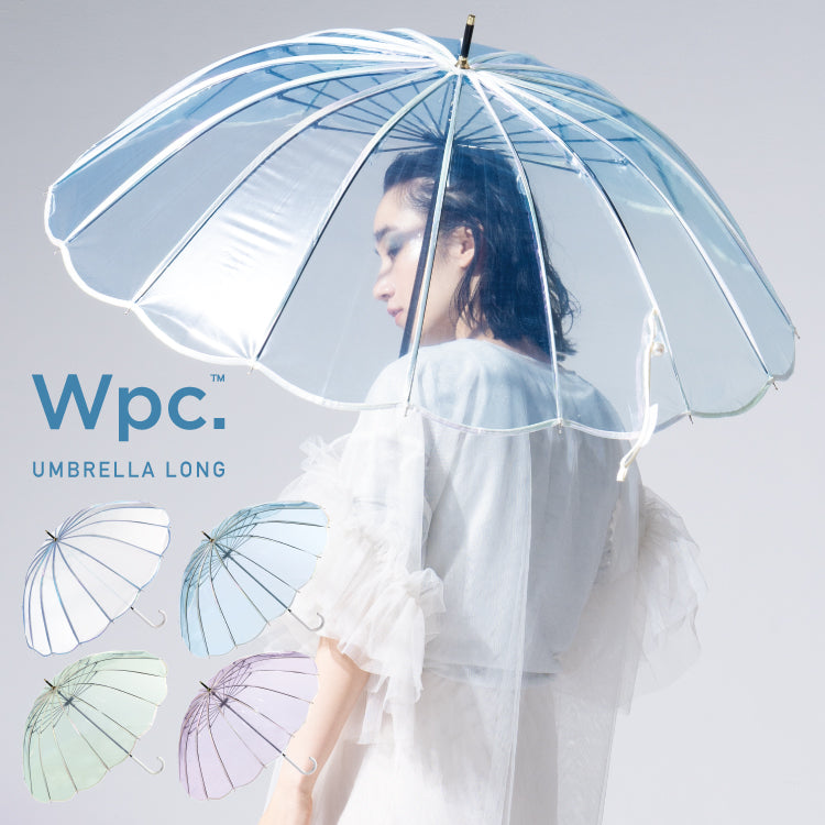 【Wpc.官方】塑膠傘 美人魚雨傘 55cm 傘 女士 可愛 雨傘 長傘