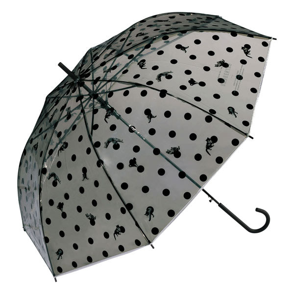 【Wpc.官方】塑膠傘 沖昌之×Wpc. 塑膠貓咪點點 大型跳傘