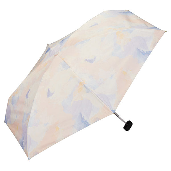 【Wpc.官方】日傘 遮光粉彩畫迷你 完全遮光 遮熱 晴雨兩用 女士摺疊傘