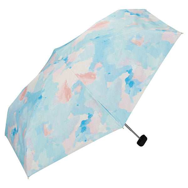 【Wpc.官方】日傘 遮光粉彩畫迷你 完全遮光 遮熱 晴雨兩用 女士摺疊傘