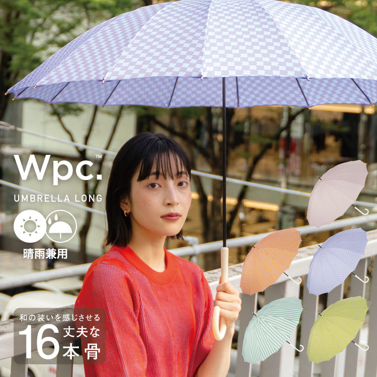 【Wpc.官方】雨傘 日本傳統色彩傘 16根骨 和風 女士 長傘