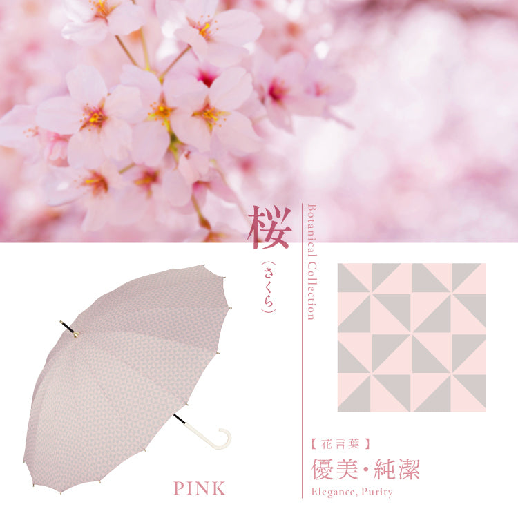【Wpc.官方】雨傘 日本傳統色彩傘 16根骨 和風 女士 長傘