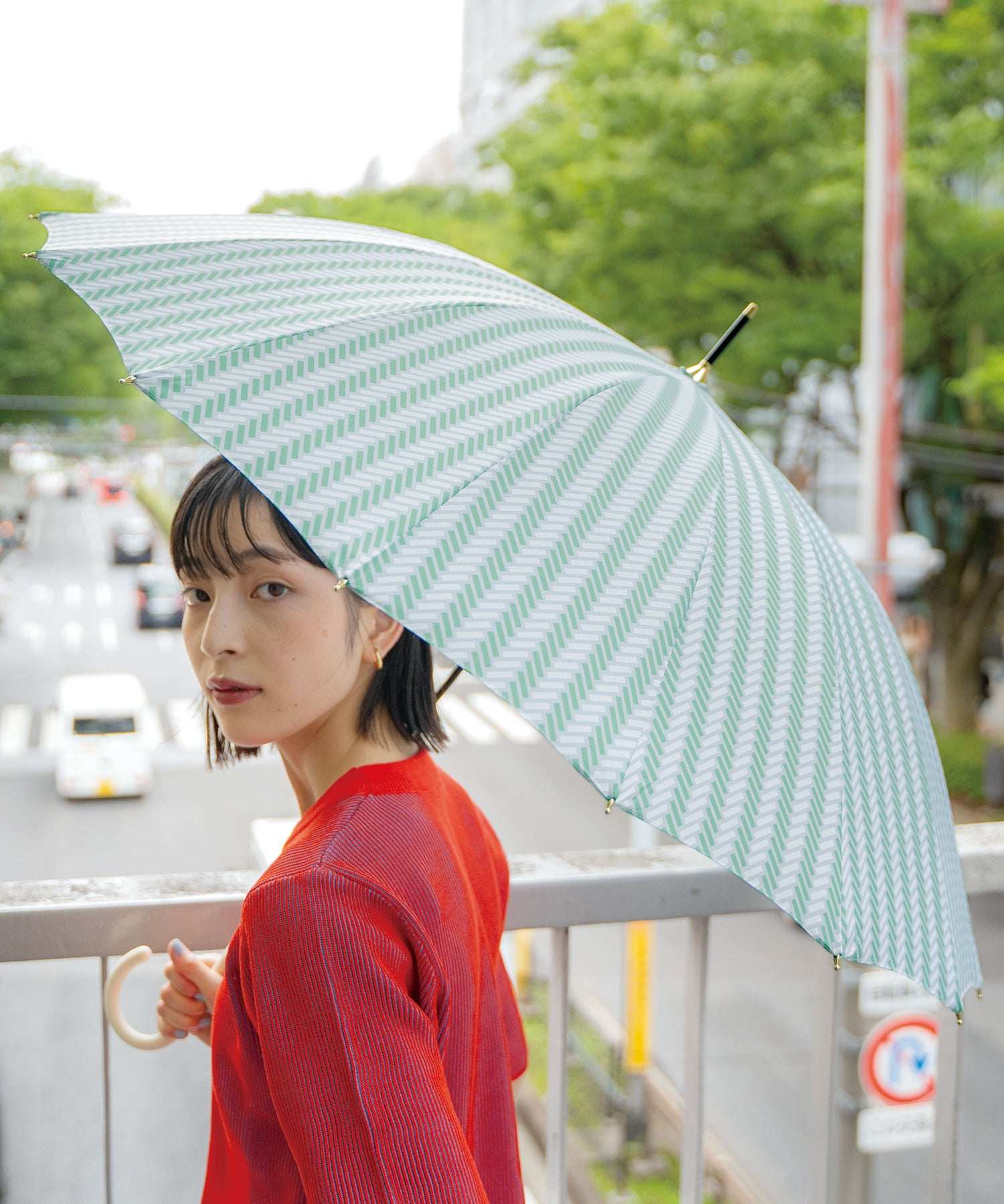 【Wpc.官方】雨傘 日本傳統色彩傘 16根骨 和風 女士 長傘
