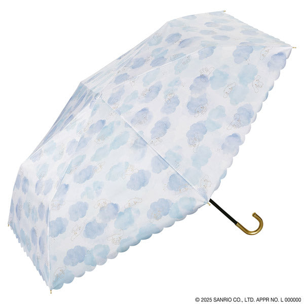 【Wpc.官方】陽傘 三麗鷗角色×Wpc. 遮光水彩圖案迷你 完全遮光 遮熱 晴雨兩用