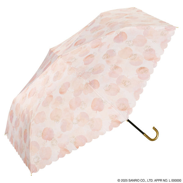 【Wpc.官方】陽傘 三麗鷗角色×Wpc. 遮光水彩圖案迷你 完全遮光 遮熱 晴雨兩用