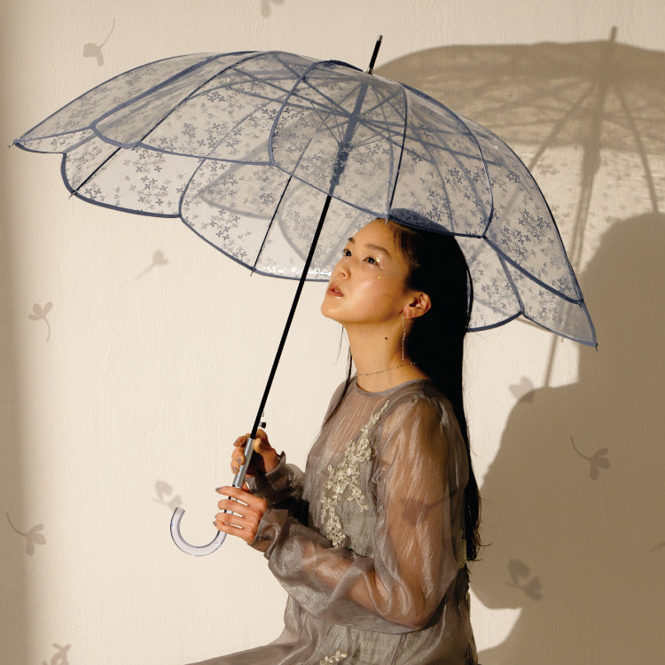 【Wpc.公式】ビニール傘 キンモクセイアンブレラ 61cm ジャンプ傘 傘 レディース 大きめ 大きい 金木製 銀木製 雨傘 長傘 (ゴールド) ゴールド