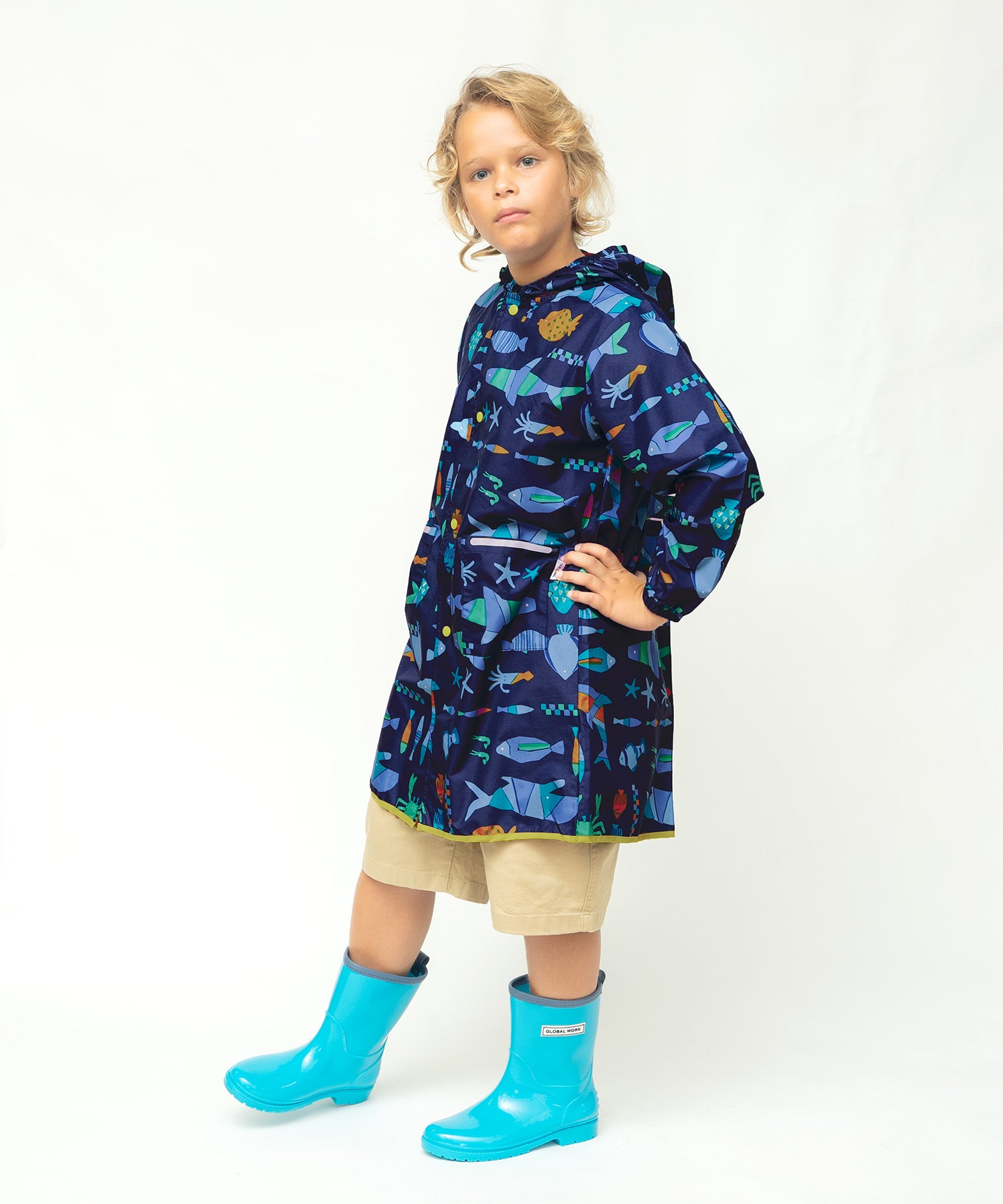 【Wpc.官方】兒童雨衣 Wpc. KIDS 雨衣【L】 L 兒童用 雨具 男孩 女孩 兒童 時尚 可愛 上學 幼稚園 小學