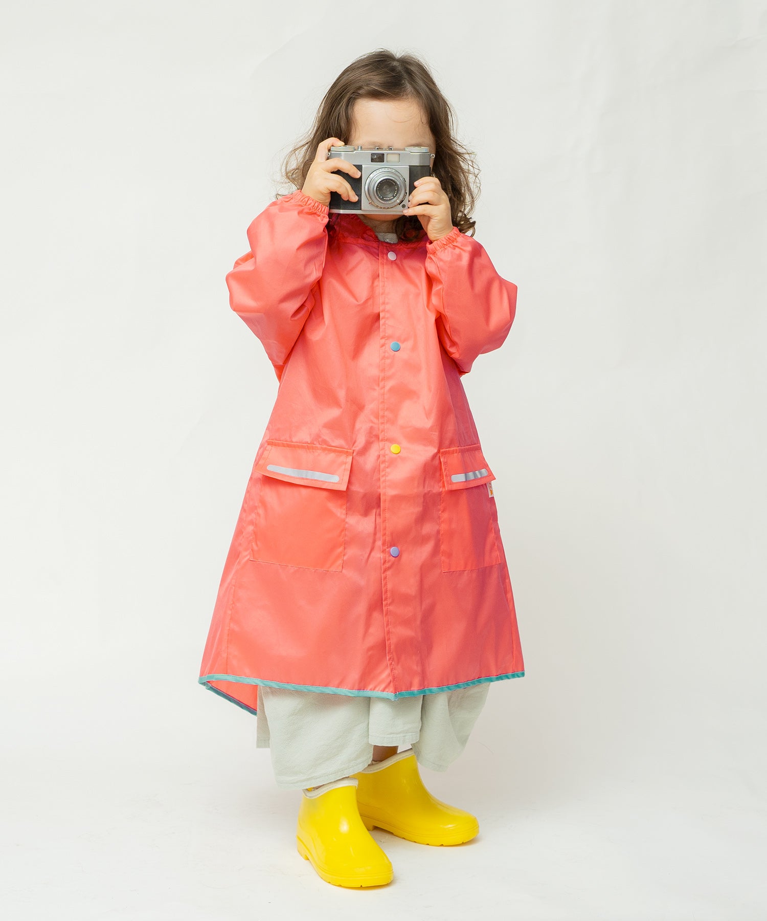 【Wpc.官方】兒童雨衣 Wpc. KIDS 素色雨衣【L】 L 兒童用 雨具 男孩 女孩 兒童 時尚 可愛 上學 幼稚園