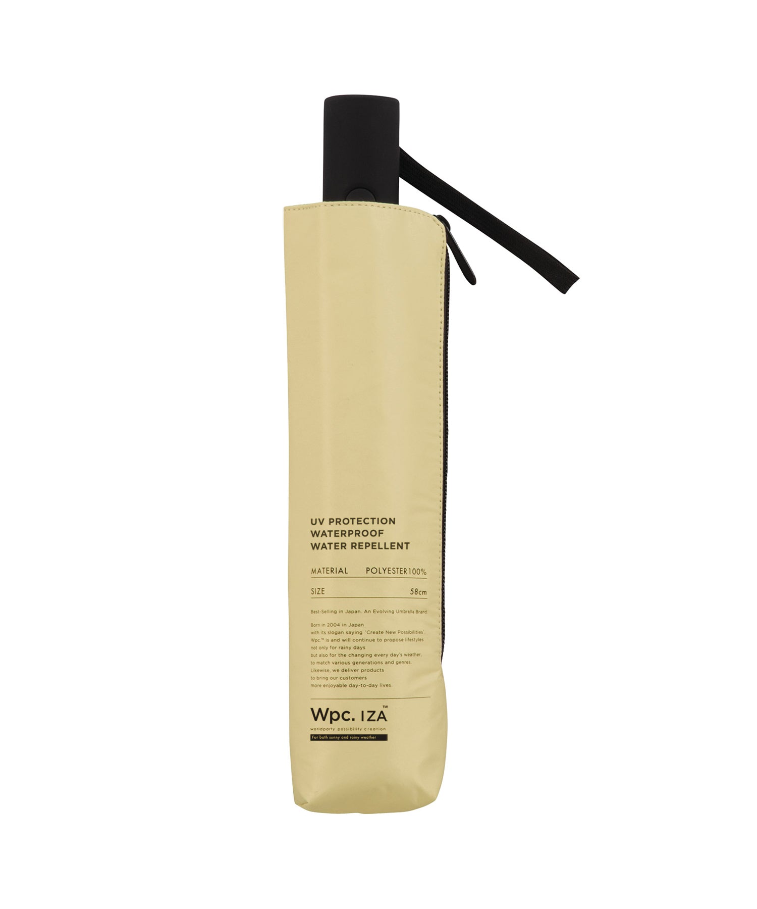 【Wpc.公式】日傘 IZA自動開閉 58cm 遮光 遮熱 大型 晴雨兼用 男士日傘 男士摺疊傘