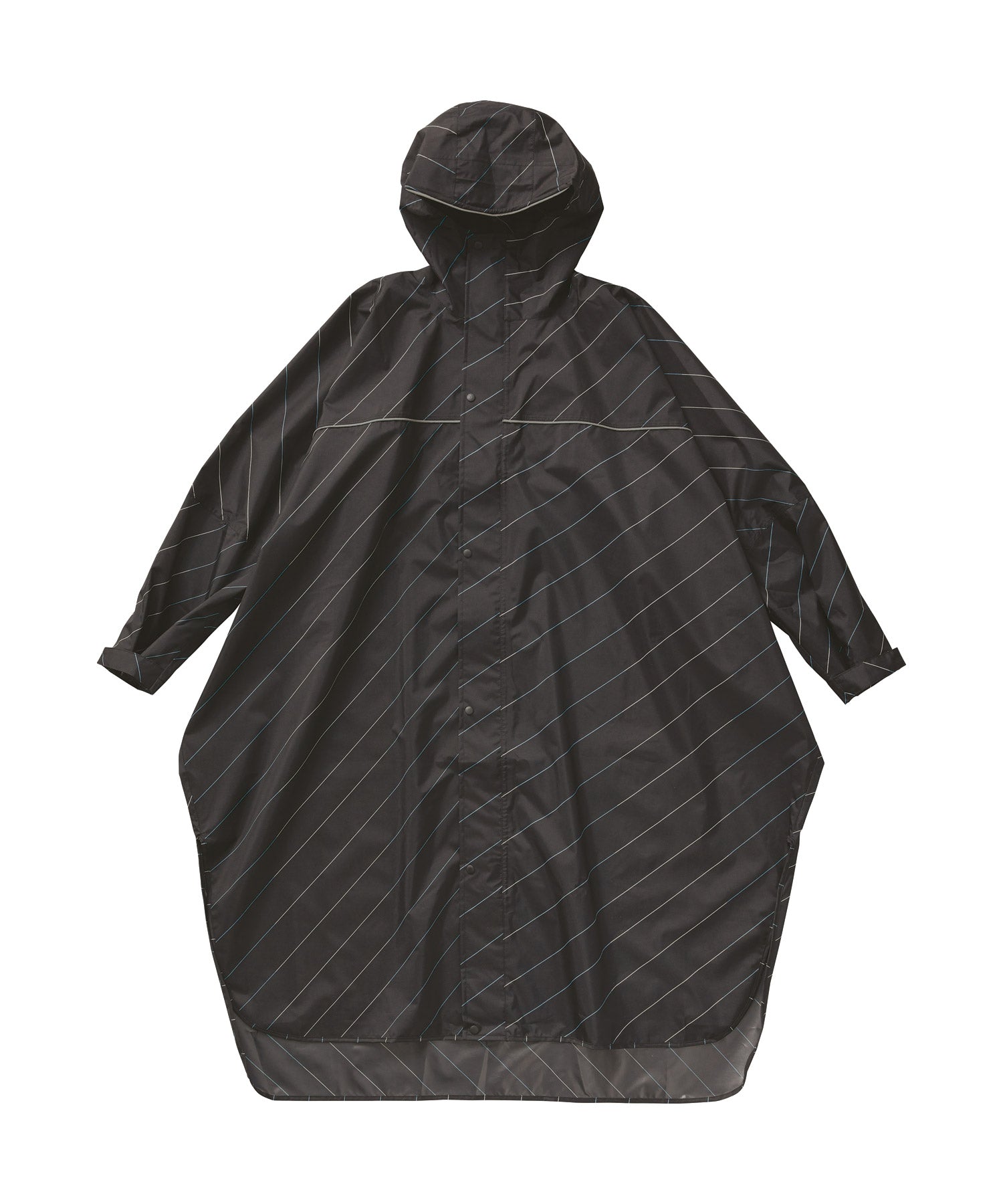 【Wpc.公式】レインバイシクルスリーブポンチョ 自転車用レインウェア レインコート 撥水 防水 レディース メンズ (ダブルカラーバイアス) ダブルカラーバイアス