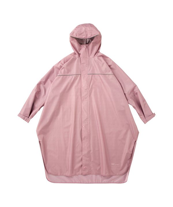 【Wpc.公式】レインバイシクルスリーブポンチョ 自転車用レインウェア レインコート 撥水 防水 レディース メンズ (ピンク) ピンク