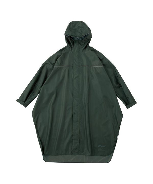 【Wpc.公式】レインバイシクルスリーブポンチョ 自転車用レインウェア レインコート 撥水 防水 レディース メンズ (グリーン) グリーン