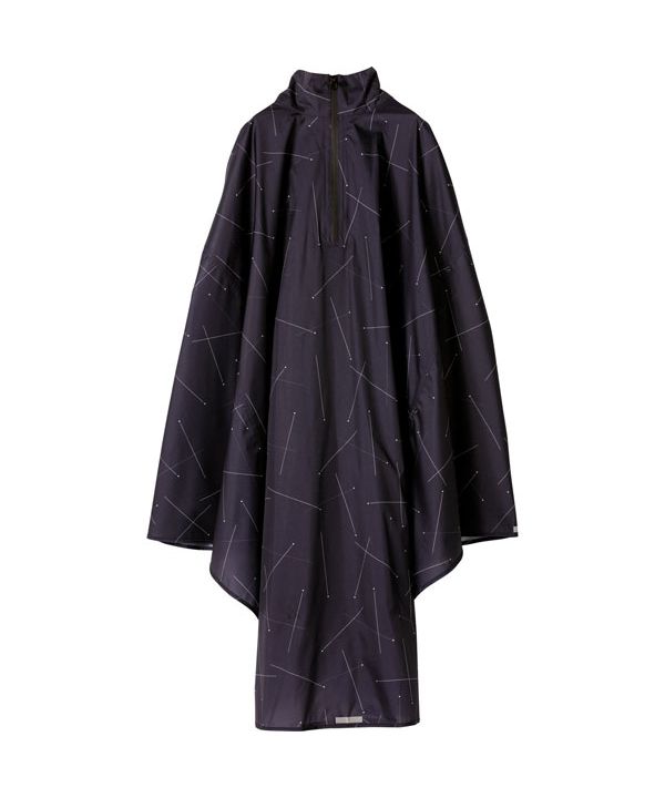 ダブリュピーシー Wpc. 【Wpc.公式】自転車用レインウェア チャリーポンポン はっ水 防水 レディース レインポンチョ,シューティングスターネイビー