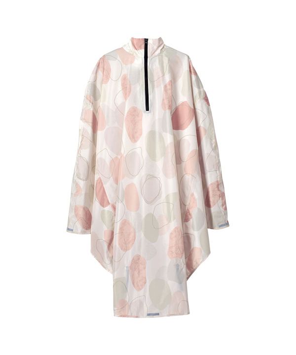 ダブリュピーシー Wpc. 【Wpc.公式】自転車用レインウェア チャリーポンポン はっ水 防水 レディース レインポンチョ,ニュアンスパターンピンク