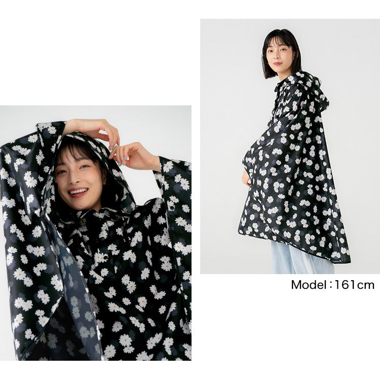 【Wpc.官方】Wpc.斗篷 雨具 可從上方披上 撥水 防水 女士 雨斗篷