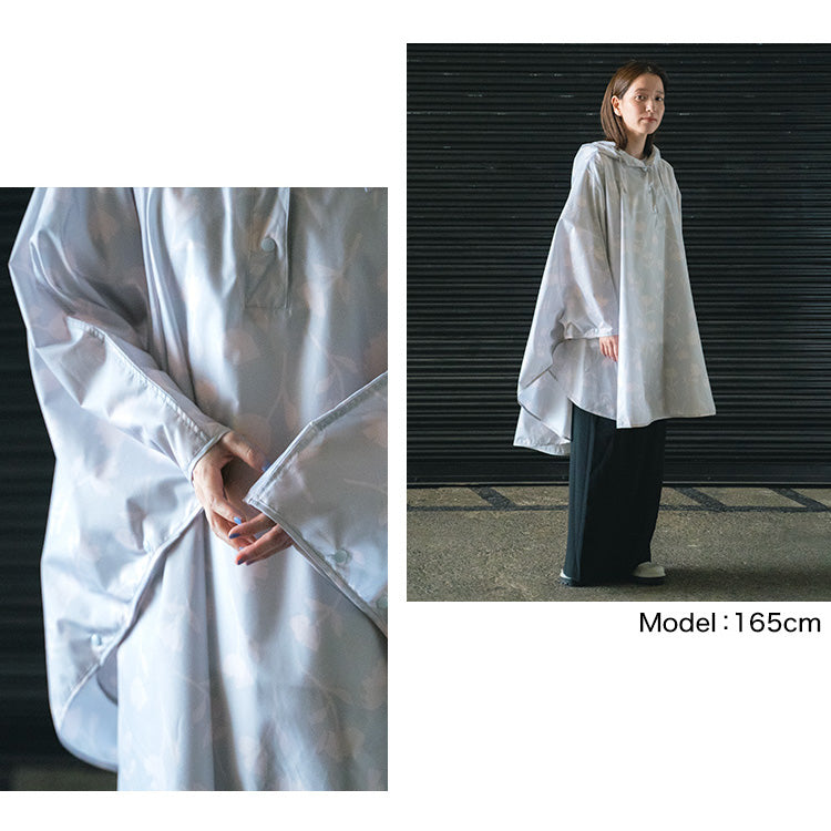 【Wpc.官方】Wpc.斗篷 雨具 可從上方披上 撥水 防水 女士 雨斗篷