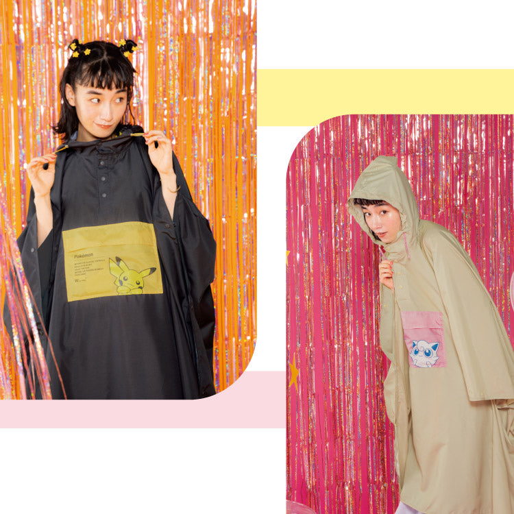 【Wpc.官方】雨具 寶可夢 雙色雨披 冒險的夥伴