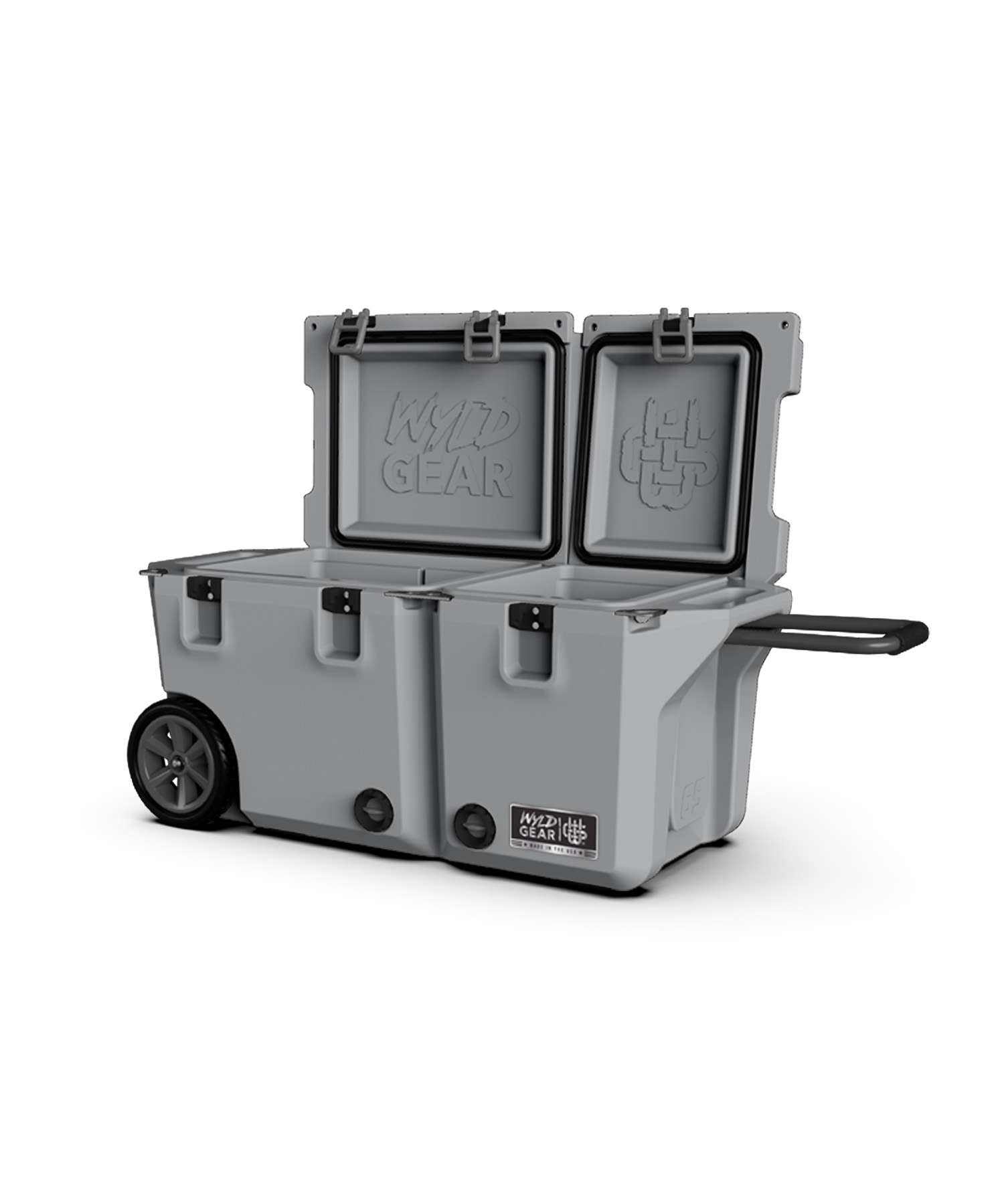 Wild Gear WyLD GEAR Wild Gear WYLD GEAR Hard Cooler FREEDOM Series 65 QT Cooler Unisex Leisure Camping Equipment made in USA