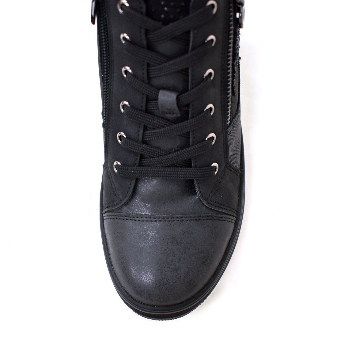 銀座華盛頓 WASHINGTON 星星圖案內增高厚底高筒運動鞋