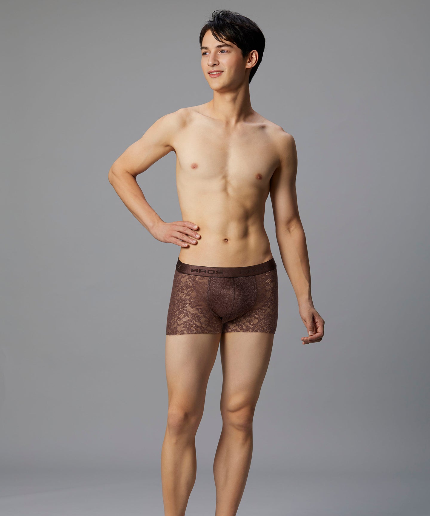BROS by WACOAL MEN 【Lace Boxer】 Boxer Pants Lace Front Closure 【Non-returnable Item】