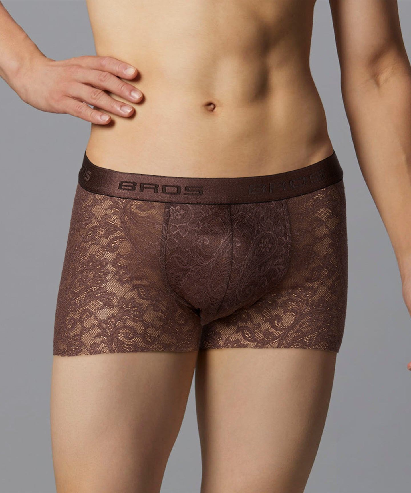 BROS by WACOAL MEN 【Lace Boxer】 Boxer Pants Lace Front Closure 【Non-returnable Item】