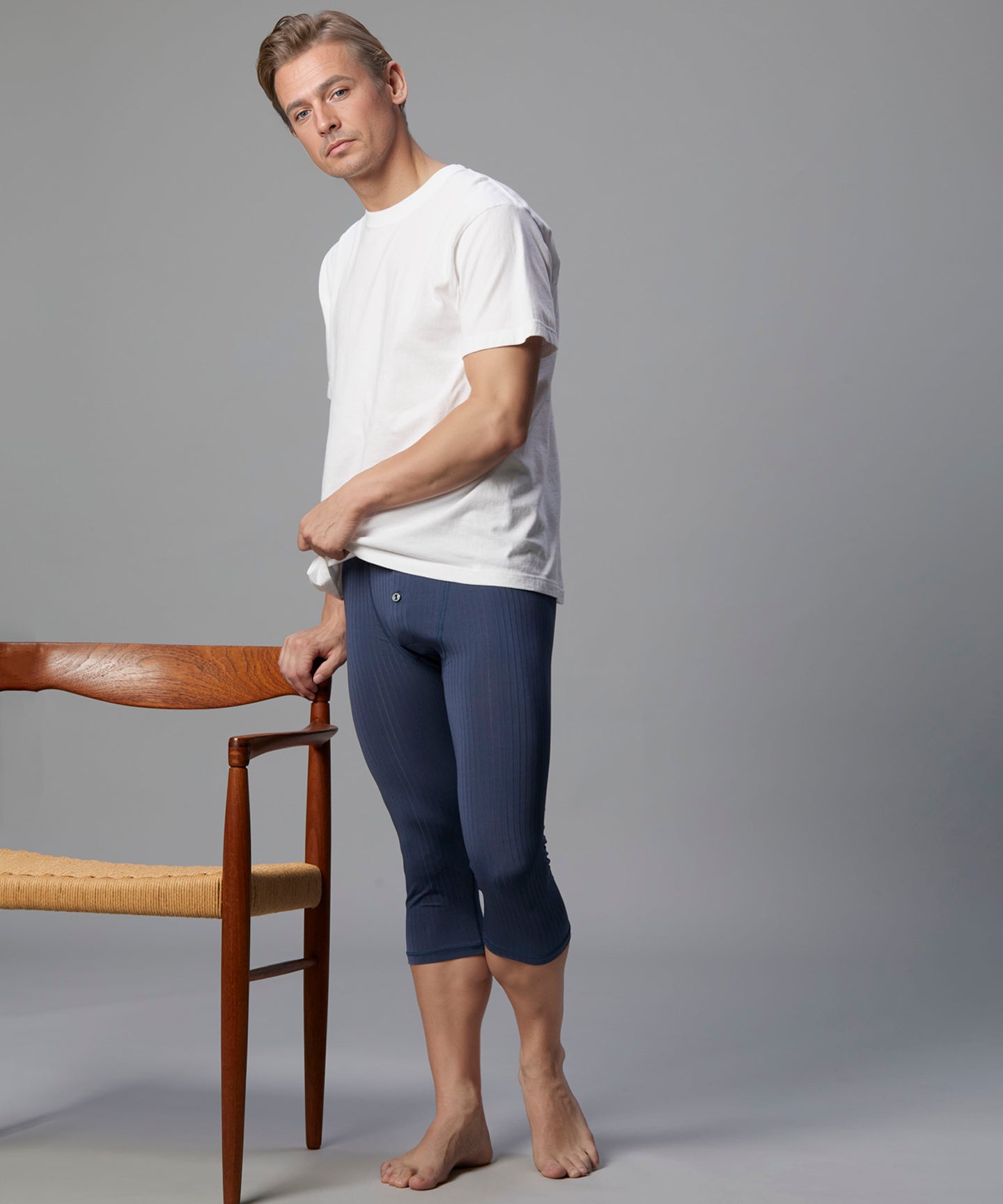 BROS by WACOAL MEN 男士四角內褲 膝下長 吸汗性 通氣性 抗菌防臭性 前開口 【不接受退貨商品】