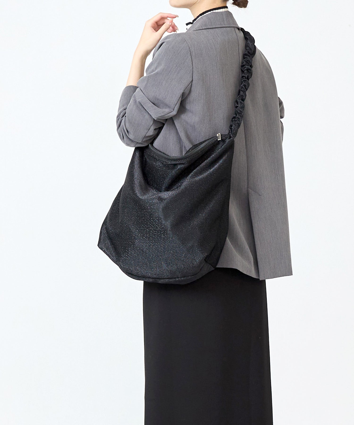 ウェレッグ セレクト welleg sellect グリッター ギャザーショルダー バッグ