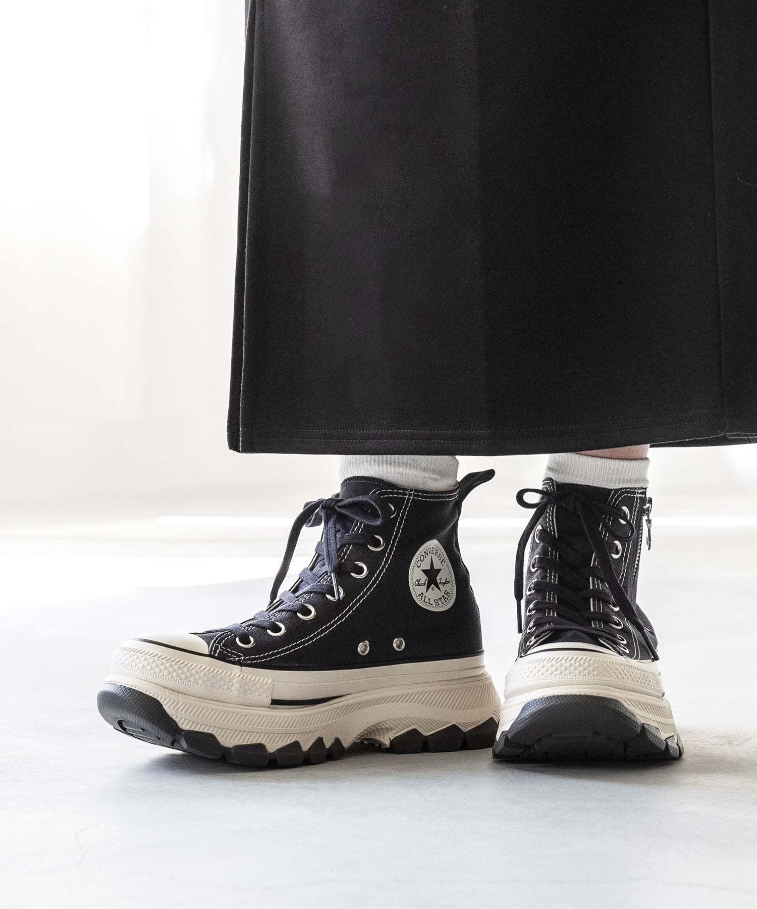 ウェレッグ セレクト welleg sellect オールスター トレックウエーブ Z HI ALL STAR TREKWAVE Z HI (4020スモーキーブラック/HI) 4020スモーキーブラック/HI