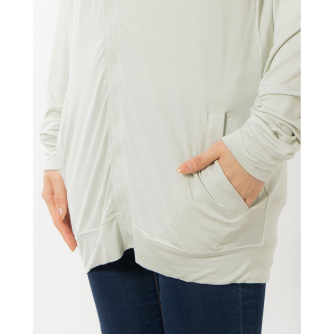 ウェレッグ セレクト welleg sellect UV 接触冷感 ロングジップパーカー