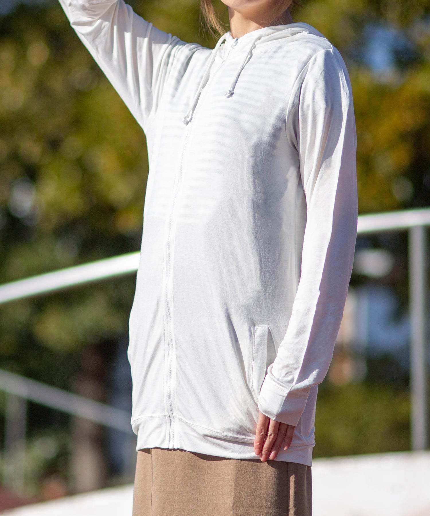 ウェレッグ セレクト welleg sellect UV 接触冷感 ロングジップパーカー