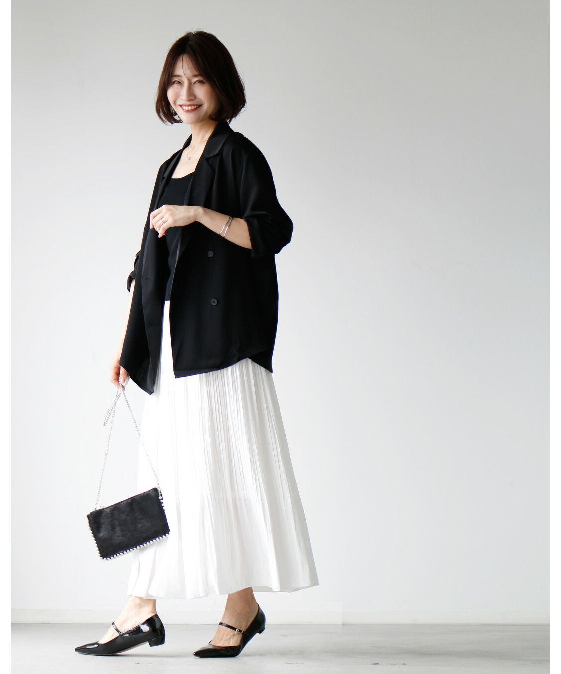 Ehre style Must-see for working women! Blouse jacket for temperature differences and sunburn prevention!