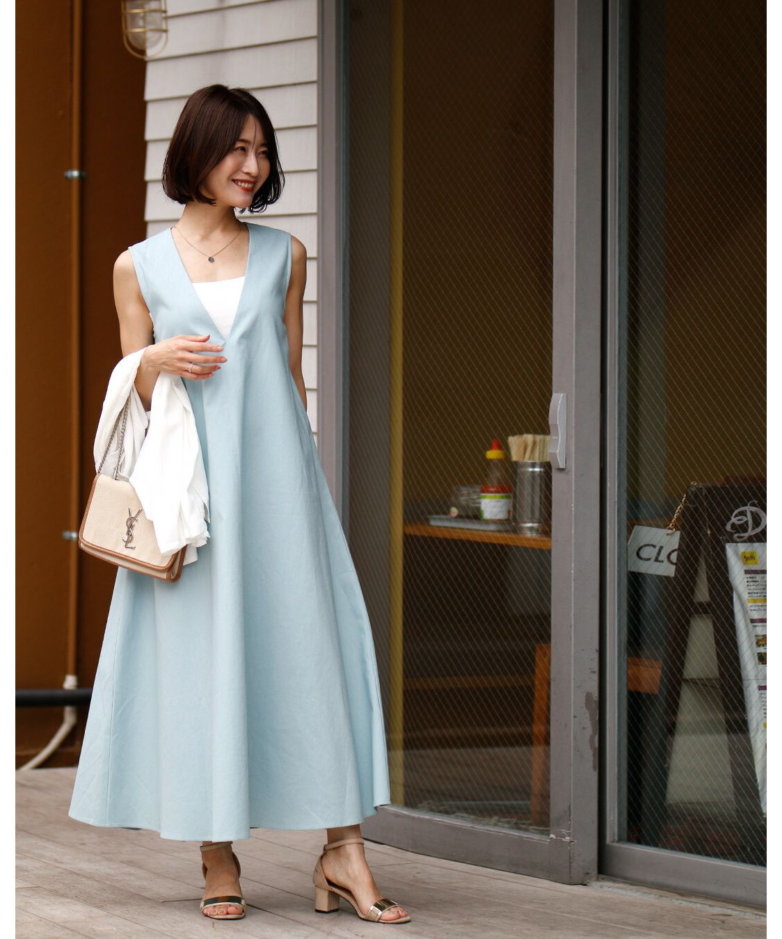 Ehre style Must-see for working women! Blouse jacket for temperature differences and sunburn prevention!