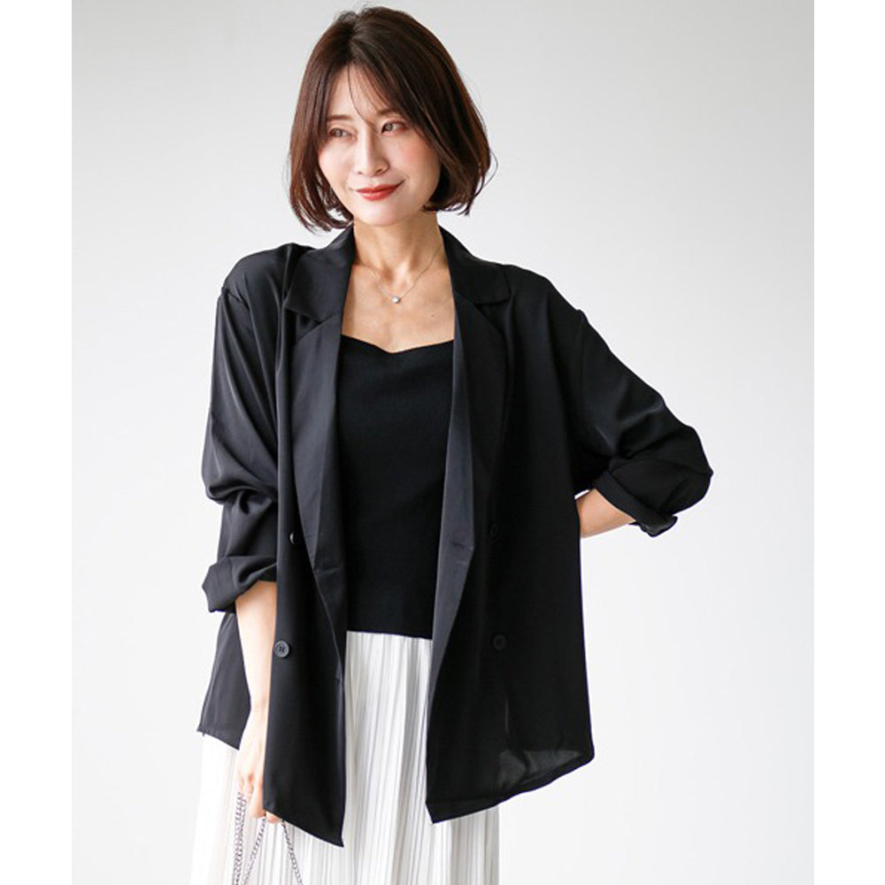 Ehre style Must-see for working women! Blouse jacket for temperature differences and sunburn prevention!