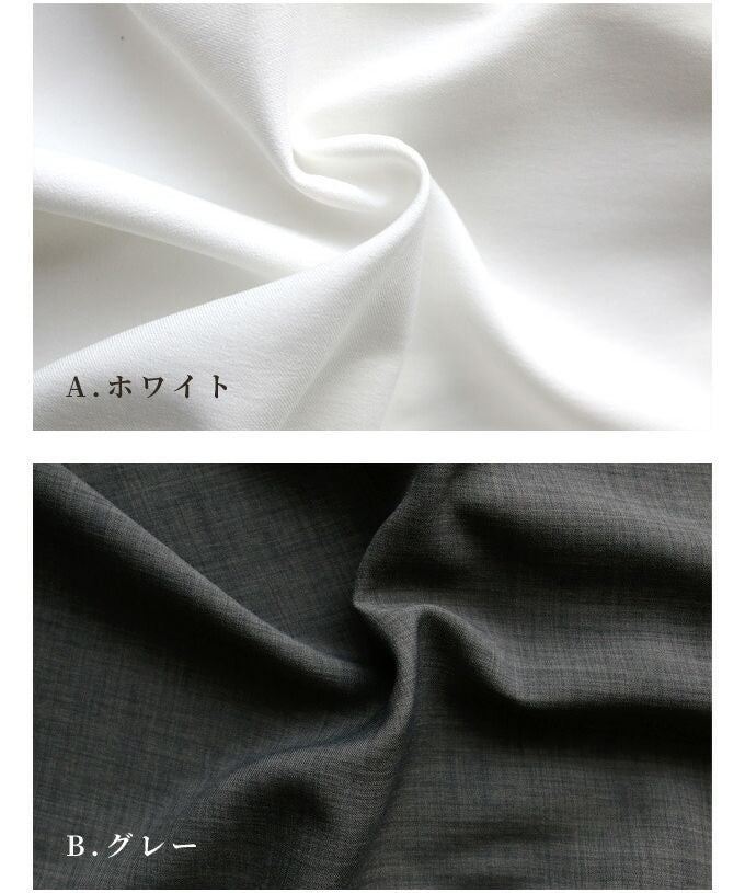 エーレスタイル Ehre style フレンチスリーブ ブラウス 半袖 フリル  オフイスカジュアル トップス フリルトップス グレー ホワイト 白 灰 細見え ハイクラス スタンドカラー 無地