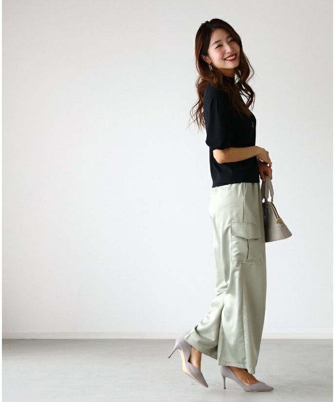 エーレスタイル Ehre style 乾淨利落派的必備單品 適度可愛的泡袖針織衫