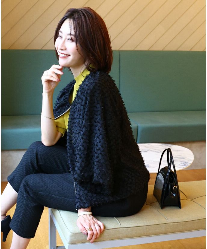 エーレスタイル Ehre style 乾淨利落派的必備單品 適度可愛的泡袖針織衫